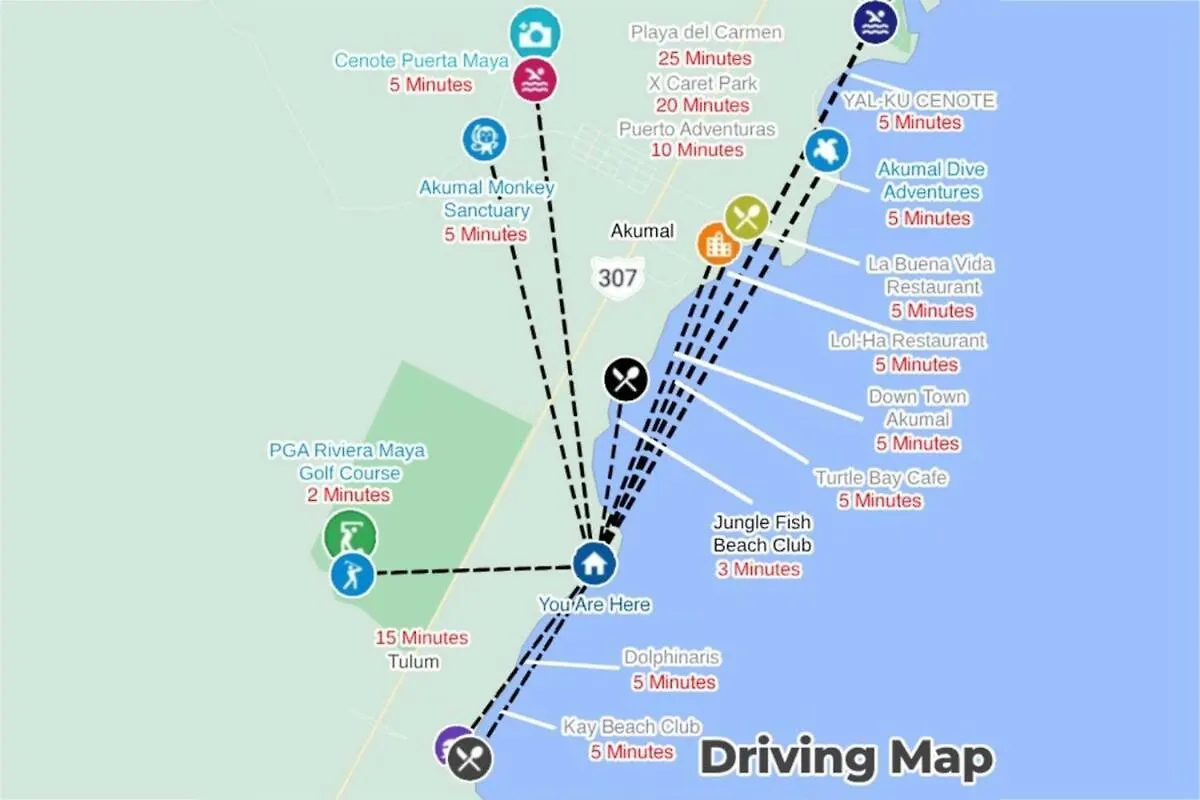Διαμέρισμα Akumal Seaside Ocean View Beach Access Rooftop Pools